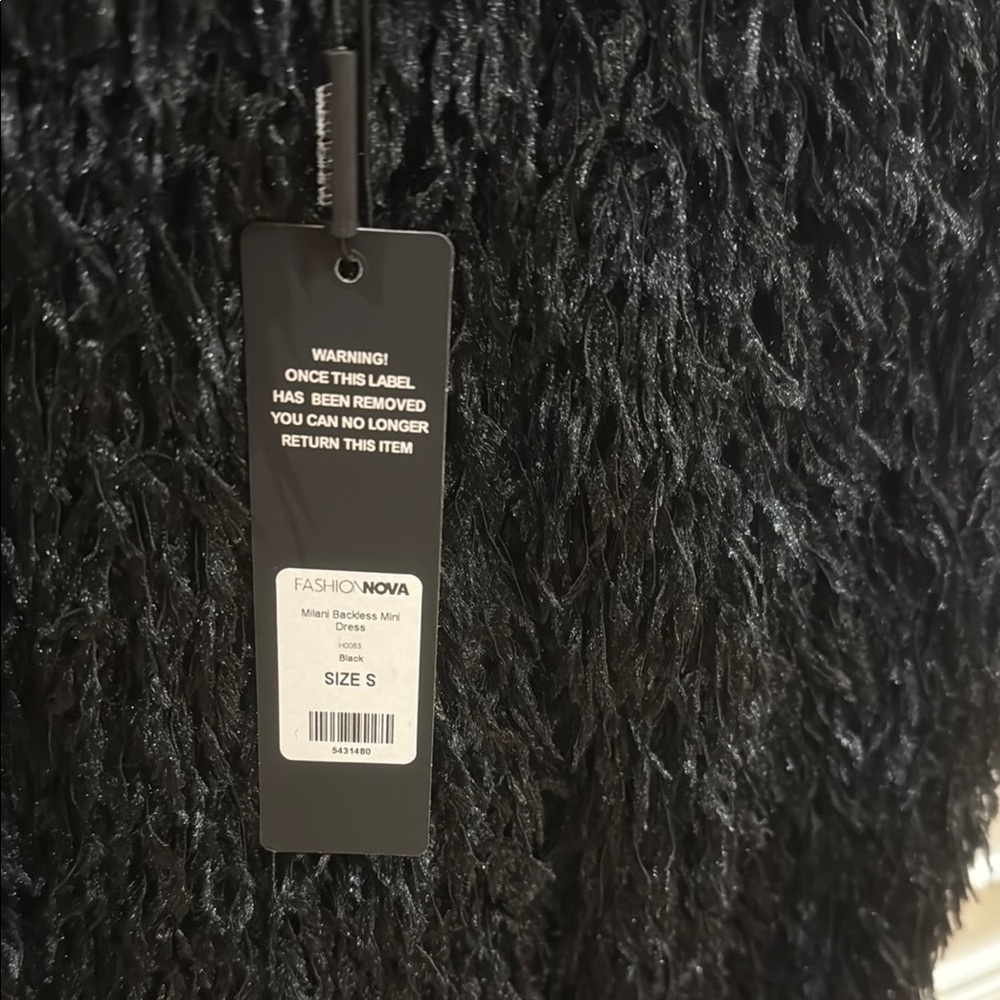 Fashion Nova Black Halter Sheath Dress - Picture 3 of 3